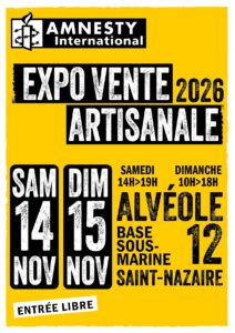 Expo-vente Amnesty 2026